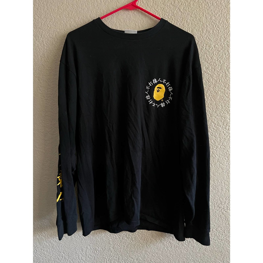 BAPE Katakana College LS Tee Black XXL